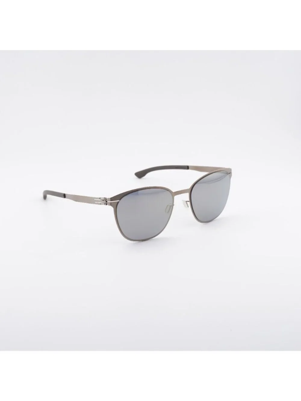Ic! Berlin ANDREA R. M1444 030 Sunglasses Bronze Round Frame, Mirror Lenses